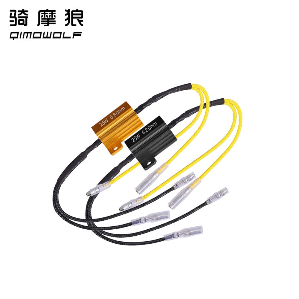 Factory Wholesale LED Turn Signal Decoder Resistor LED Load Resistors 25W 6.8 Ohm
