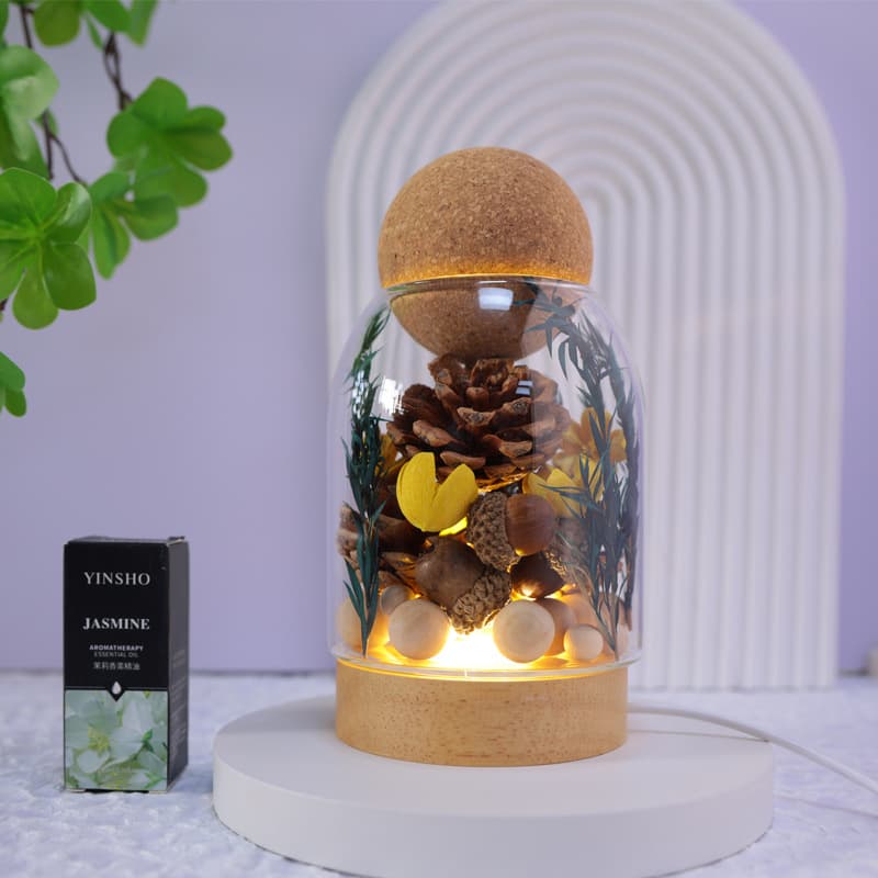 Flameless Fragrance DIY Materials Include Light Base Forest Style Ins Style Home Indoor Diffuser Ornament Handmade Activity