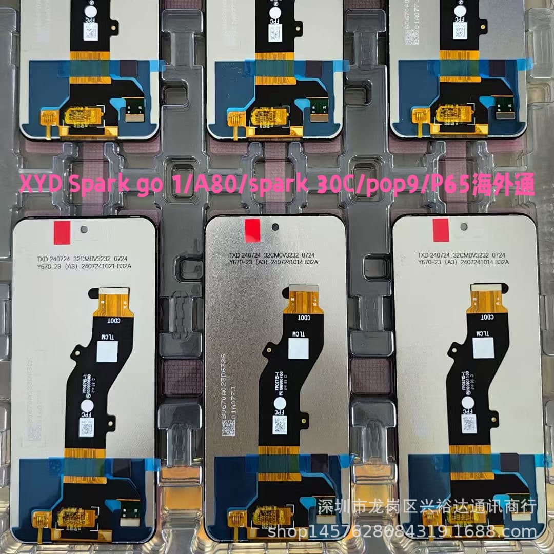 For Tecno SPARK GO 1 Screen A80 Phone Screen SPARK 30C Display