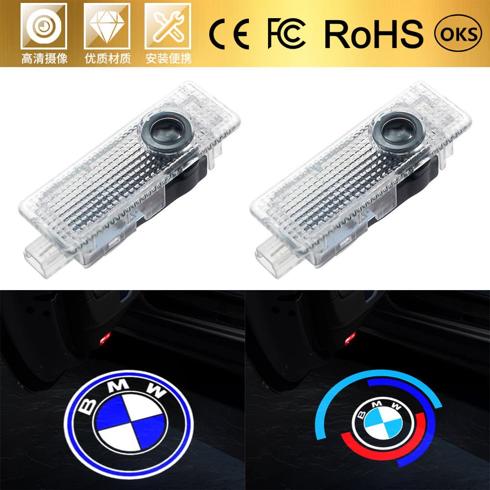 BMW Welcome Light Car LED Laser Projection Light Logo Door Light Modification Ground Atmosphere Light