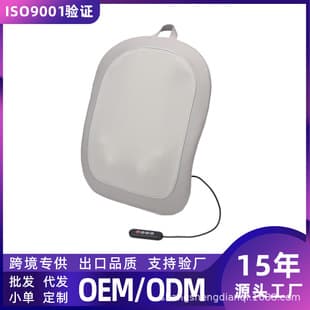 Massage Cushion & Lumbar Pillow 2-in-1 Up-and-Down Walking Massage Pillow Multifunctional Cervical Massager Back Kneading Waist
