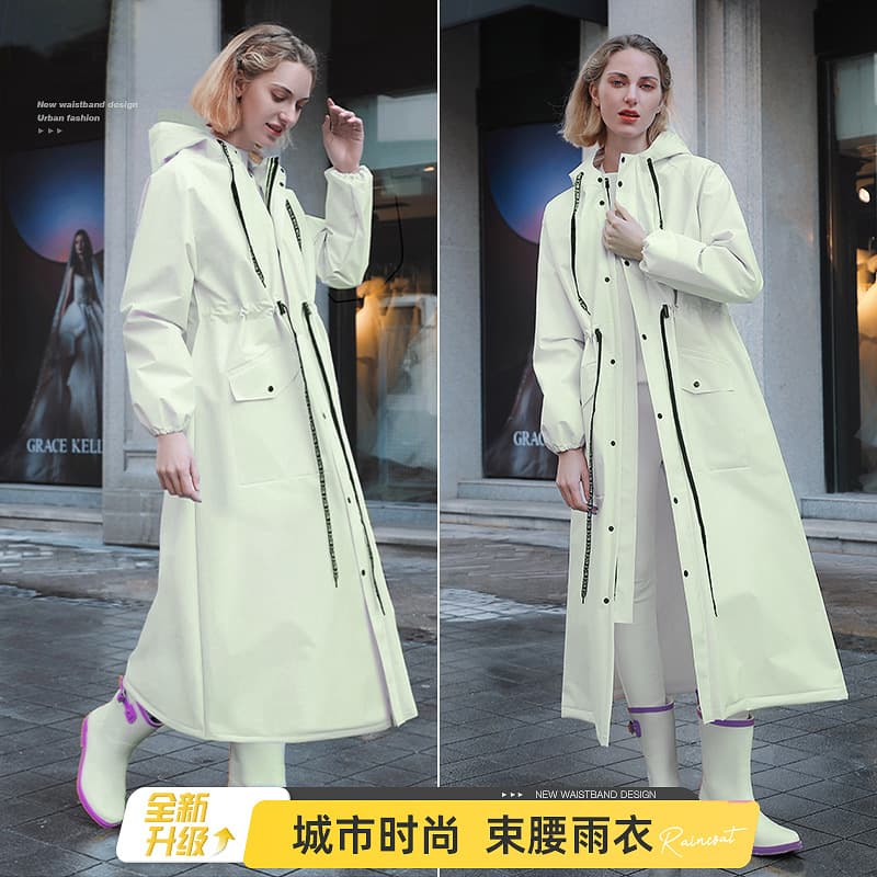 New Electric Bicycle Adult Raincoat Men's and Women's Single Outer Wear Long Full-Body Cycling Rainproof Poncho Wholesale
