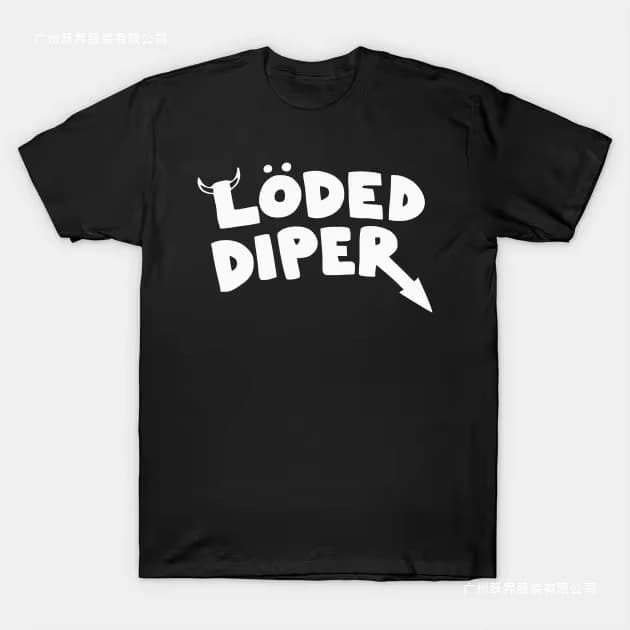 Funny Clothes Diaper Diary of a Wimpy Kid Print T-Shirt Top for Women Summer