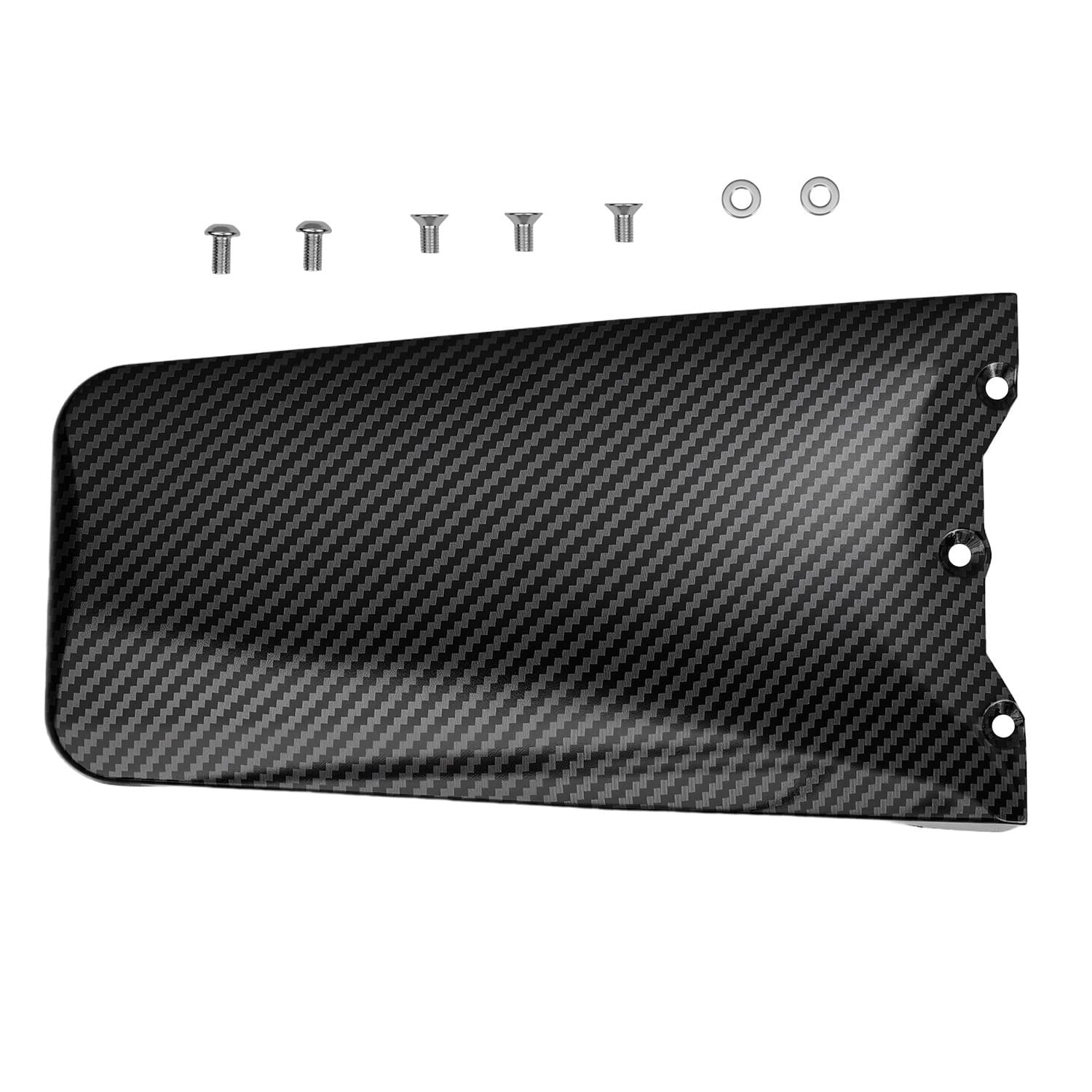 Suitable for Tuttio Soleil 01 Motorcycle Modification Parts, Pp Material Black Carbon Fiber Pattern Rear Fender