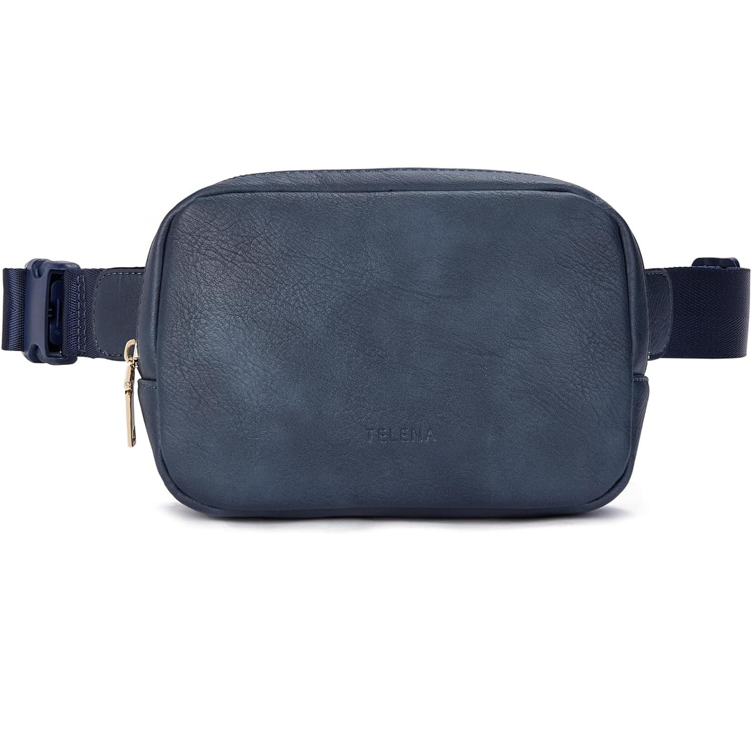 Retro Navy Blue Casual Waist Bag Waterproof and Bubble Wrap Personal Mobile Phone Bag Outdoor Cycling and Running Must-Have Portable