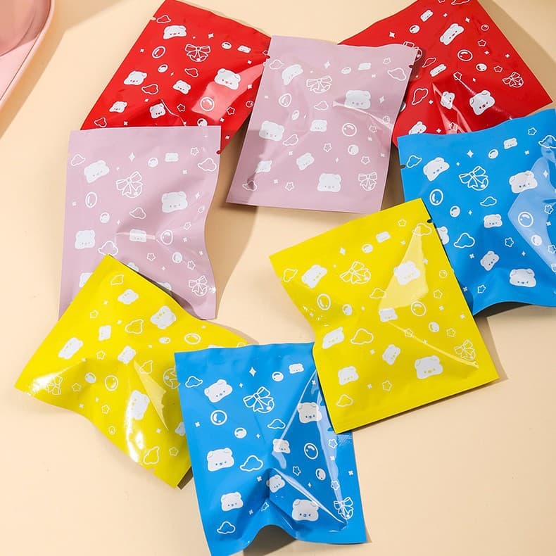 Toy Blind Bag Aluminum Foil Opaque Blind Bag High Aesthetic Dopamine Card Packaging Bag Handmade Material Packing Bag