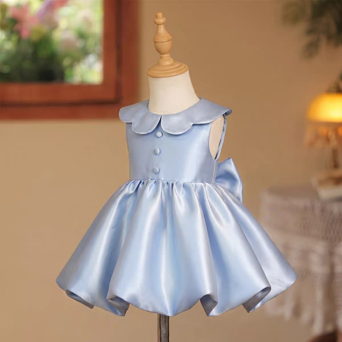 Baby Girl First Birthday Dress, Kids' Gown for Birthday Party, Toddler Princess Dress for Flower Girl Wedding