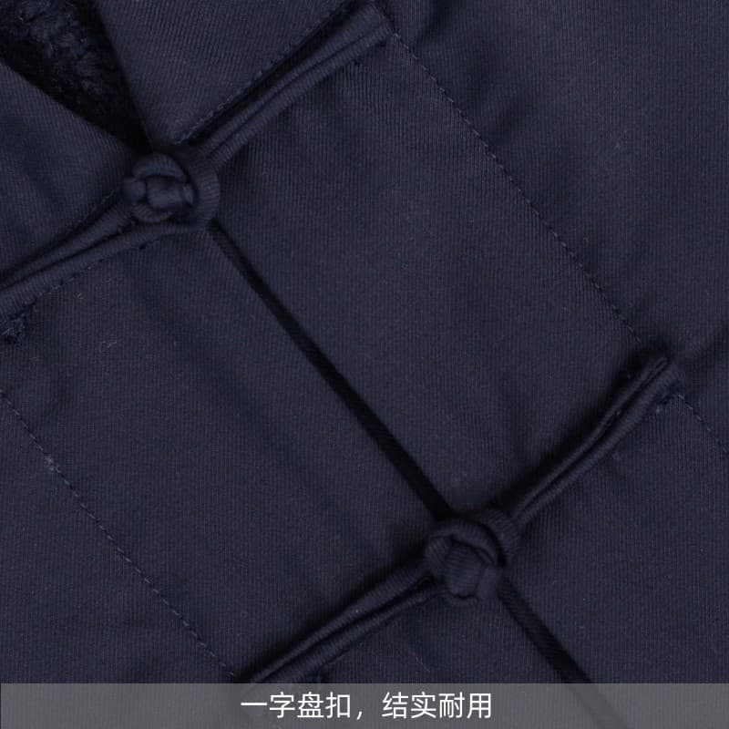 Traditional Taoist robes, winter Taoist clothing, three-collar, double-breasted Taoist robes, velvet short vest, velvet vest