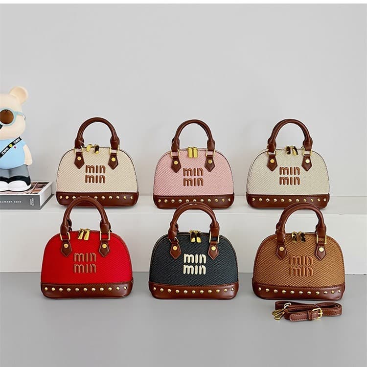 Simple and stylish versatile bag, cross-border trade miu-style trendy, cool, compact, lightweight, fashionable shoulder and hand-held shell bag