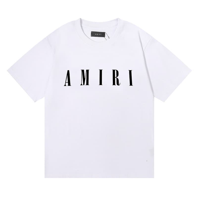 Cross-border wholesale 230g American fashion AMIRI T-Shirt rose skull print pure cotton short sleeve T-shirt for men and women