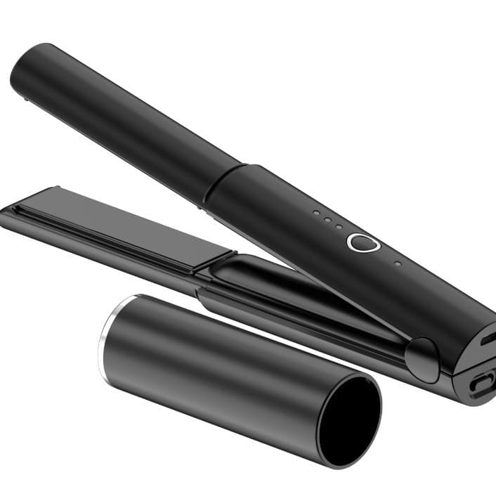 Manufacturer Direct Sales Inward Fringe Straightener, Mini Portable Straight and Curl Dual Use Iron for Students