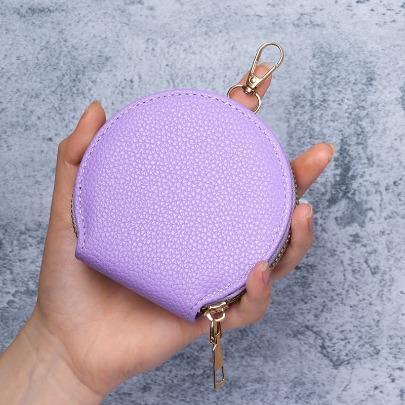 Cross-border new Korean ins style PU leather coin purse Portable multi-functional coin bag Bluetooth headset storage bag