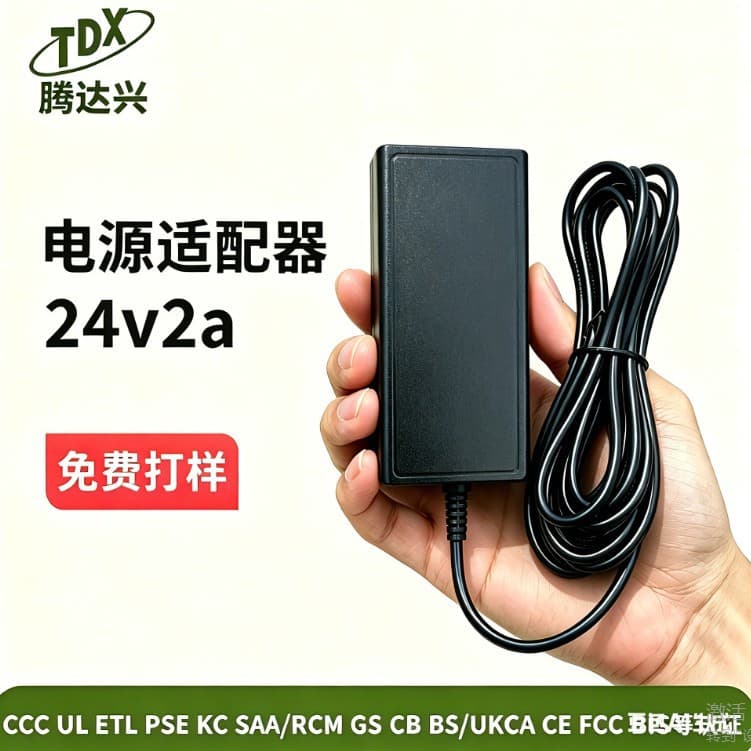 24V 2A India Standard Power Adapter 24V 48W Power Charger with BIS Certification