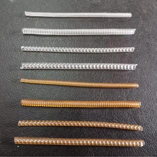 Ring Spring Plastic Spring Rope Finger Spring Wire Transparent Ring Invisible Spring Rope Anti-Drop Chain Eco-Friendly Gold