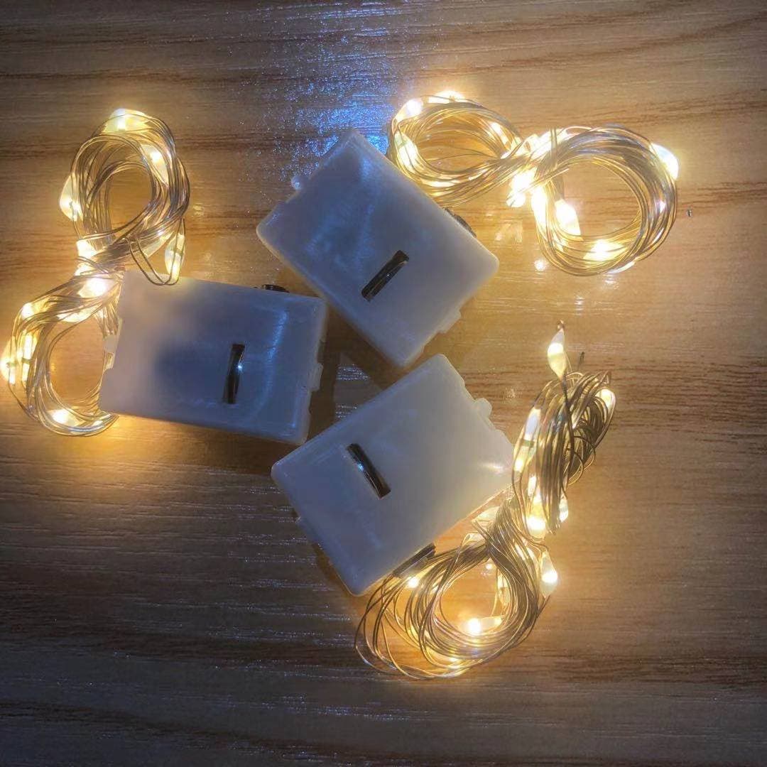 LED string light with three functions, three-tier cake gift box, bouquet light with warm white and colorful lights