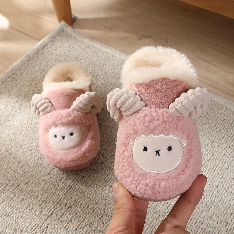 New Style Baby Snow Boots Infant Warm Children Winter Shoes Slip-On Soft-Soled Toddler Cartoon Cotton Shoes Outdoor