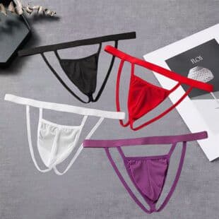 Cross-border Sexy Underwear Factory Direct Wholesale Men's Sexy Underwear Soft Elastic Sexy Hollow Underwear