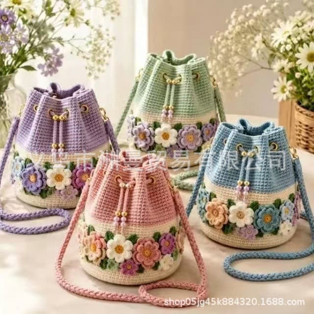 Cross-border new product Four Seasons Crochet Bag, creative and novel seasonal crochet bag