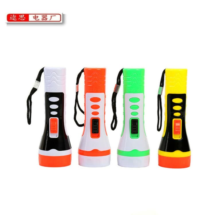 Factory Direct Plastic Mini Bright Flashlight Gift LED Outdoor Keychain Portable Creative Flashlight Wholesale