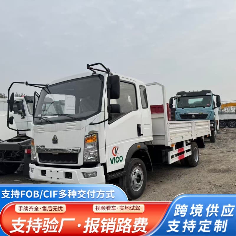 Howo 4×2 Light Truck Panel Van 90-160 HP Small/Medium/Heavy Duty Truck