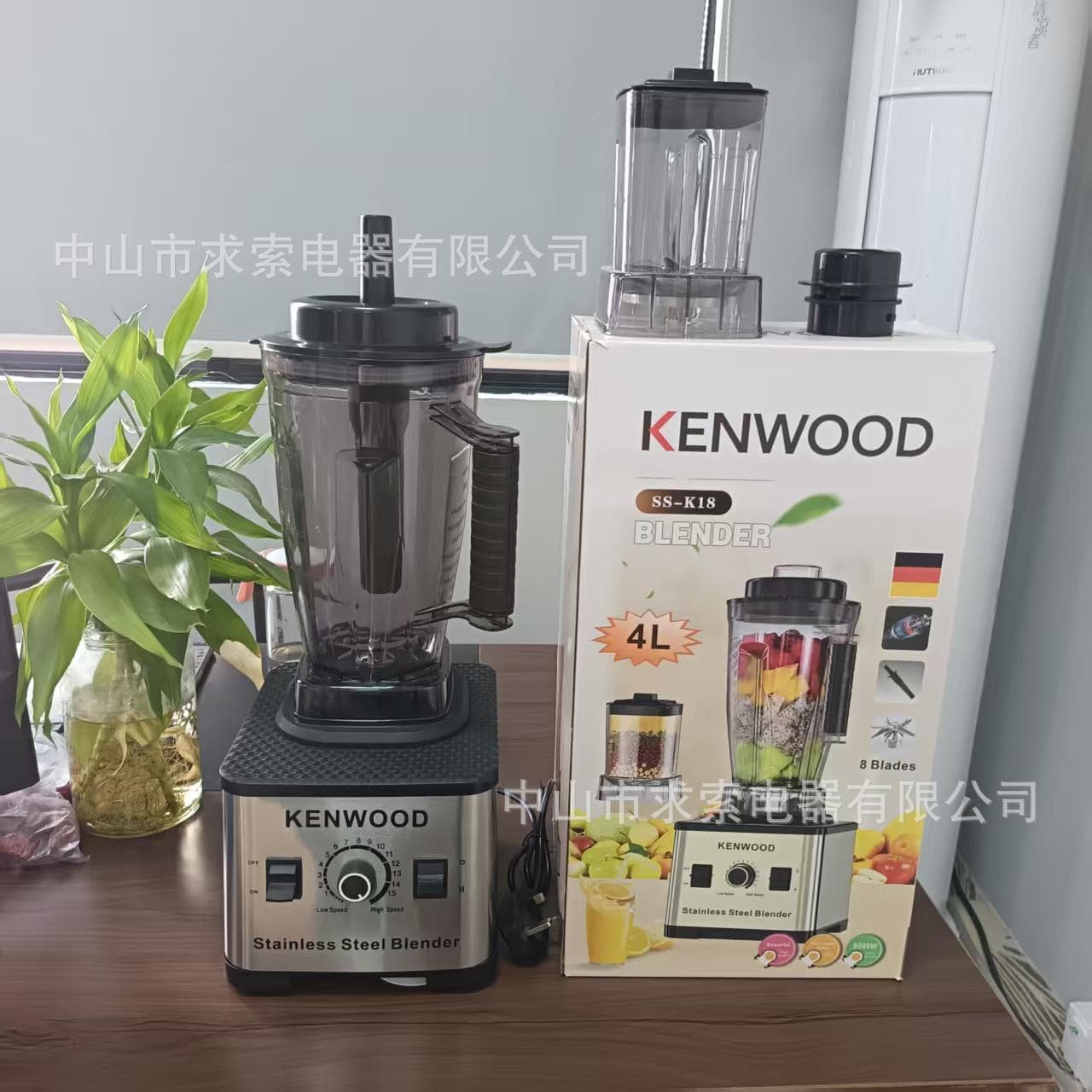 4L Stainless Steel Blender - Stainless Steel Blender, Juicer, Food Processor