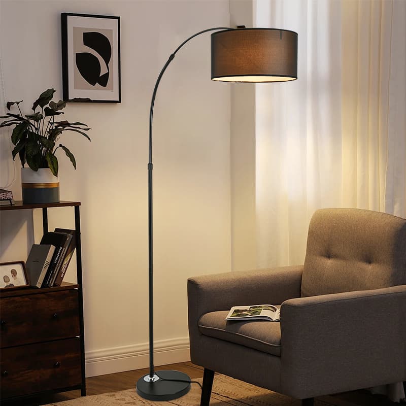 Nordic Simple Eye-care Standing Fishing Piano Lamp for Living Room, Study, Bedside, and Professional Beauty Floor Lamp