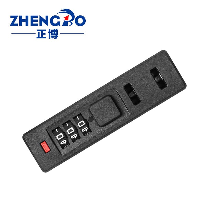 Factory Supply Luggage Combination Lock Fixed Lock Suitcase Plastic Inset Lock Travel Case Trolley Case Zipper Pull Lock