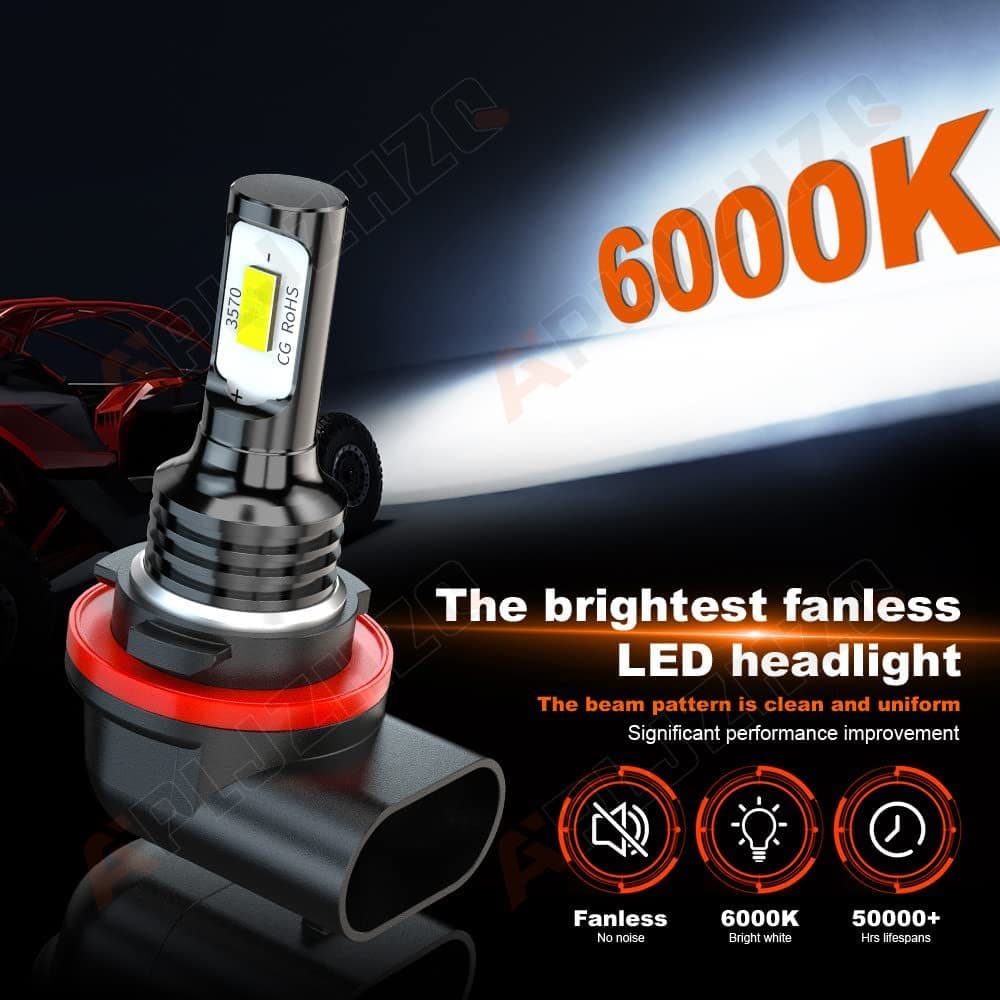 Cross-border car led headlight HS5X 6000K white light modified LED car light 34901-HR3-A21 bulb