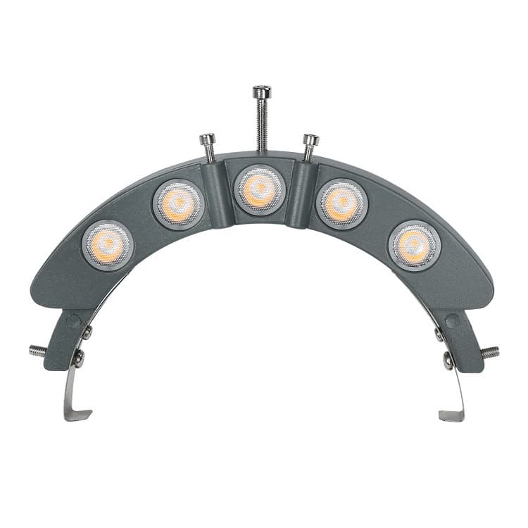 Outdoor Rainproof Ancient Building Roof Tile Pavilion Decorative Tile Moon Crescent Lamp 5W High Brightness Led Corrugated Lamp