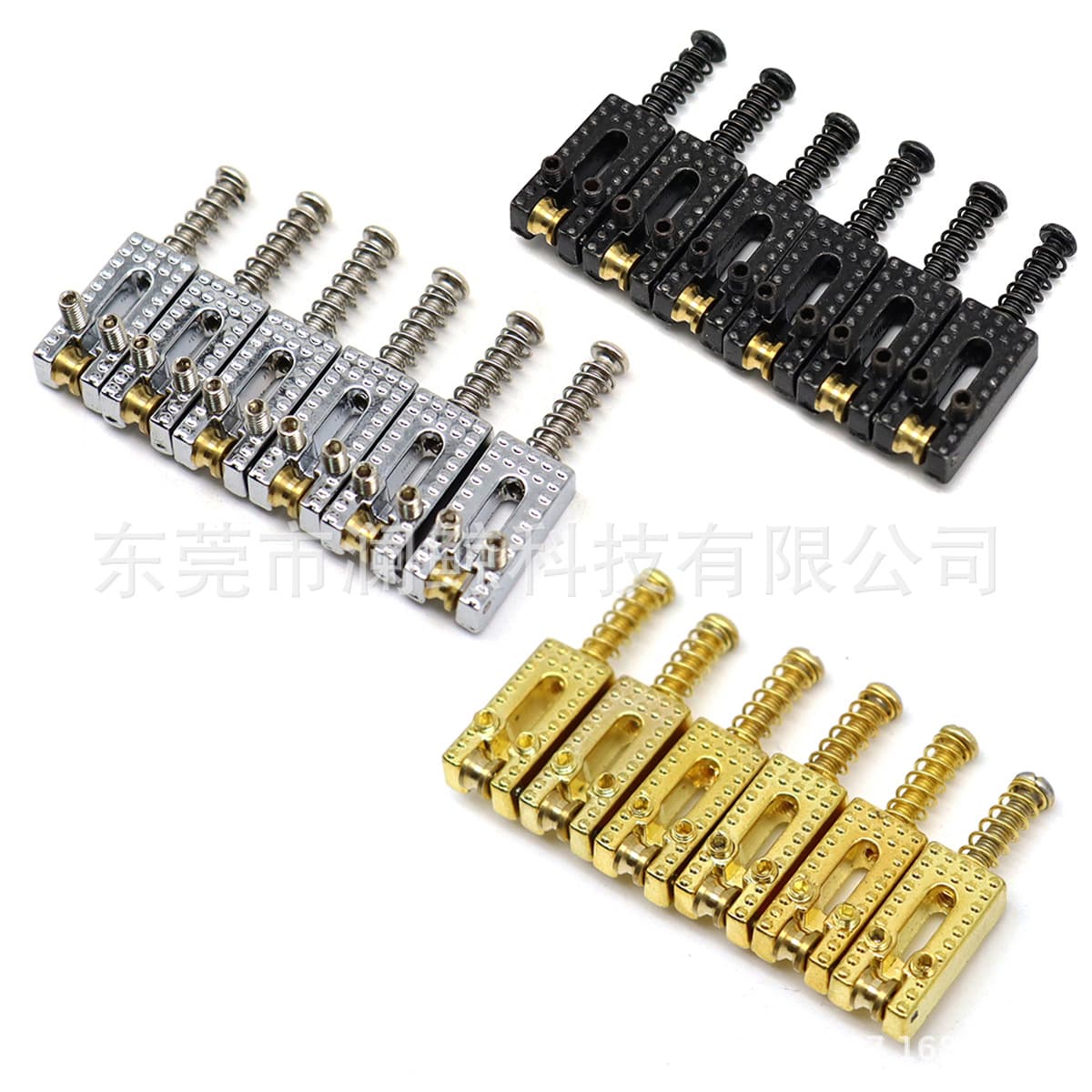 Electric Guitar Bridge Ball Bearing String Saddle with Dot Roller Bridge Tailpiece String Retainer Bar Guide Saddle
