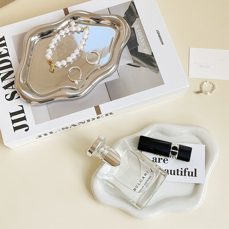 Fengyunduo Jewelry Storage Tray, Perfume Display Tray, Light Luxury Entryway Key Holder