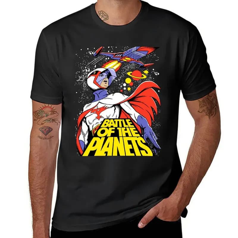 【Cross-border EU Size】BATTLE OF THE PLANETS! T-Shirt Blouse Sweat Mens