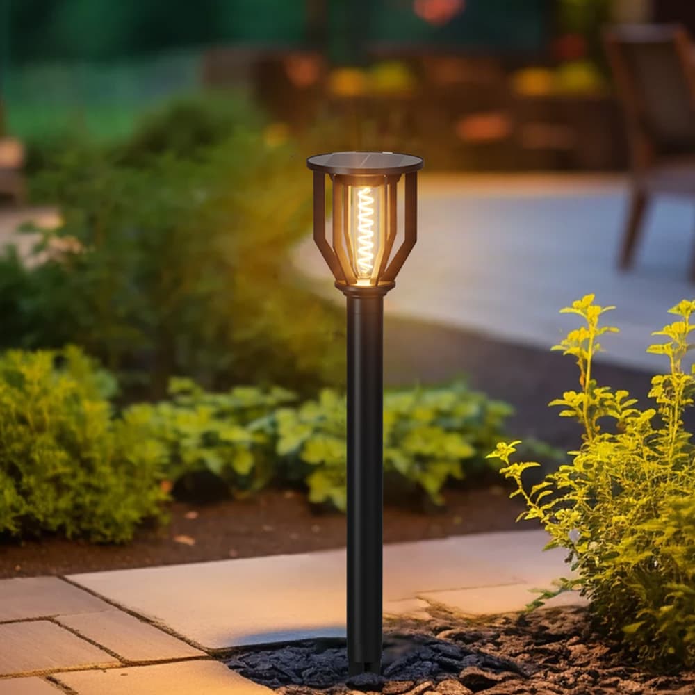 Solar Garden Light Outdoor Post Light Lawn Light Waterproof Patio Garden Villa Corridor Terrace Wall Light
