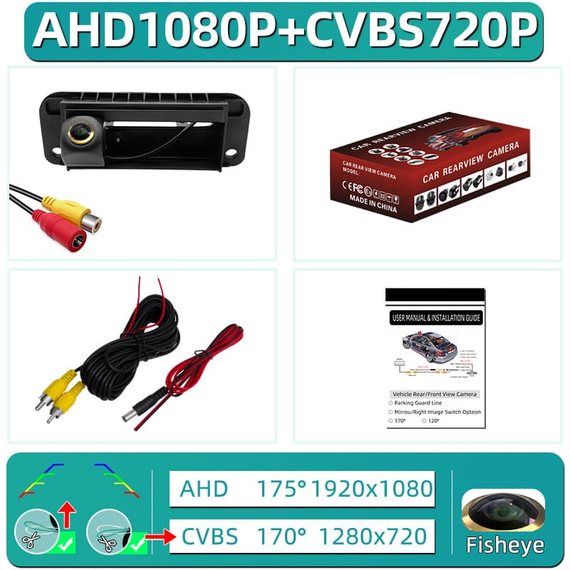 Reverse Camera Handle for Mercedes-Benz C-Class W204 C230 C200 C180 C63 AMG 2012~2013