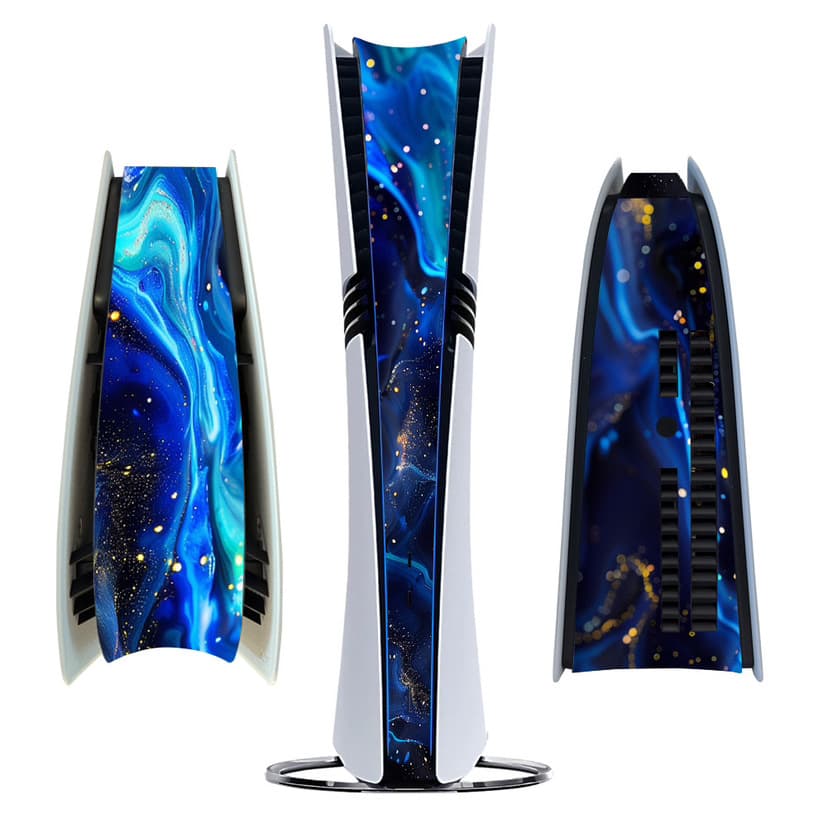 ps5 pro side film, middle film, anti-fingerprint, main unit strip, personalized sticker, you can use the picture to make the side