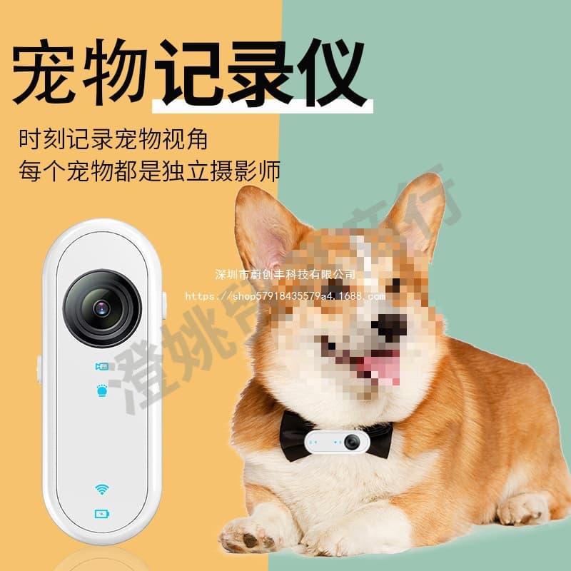 Cross-border Pet Recorder Thumb Camera Outdoor Portable Cycling Sports Kids Life Recording Insta360 Dog