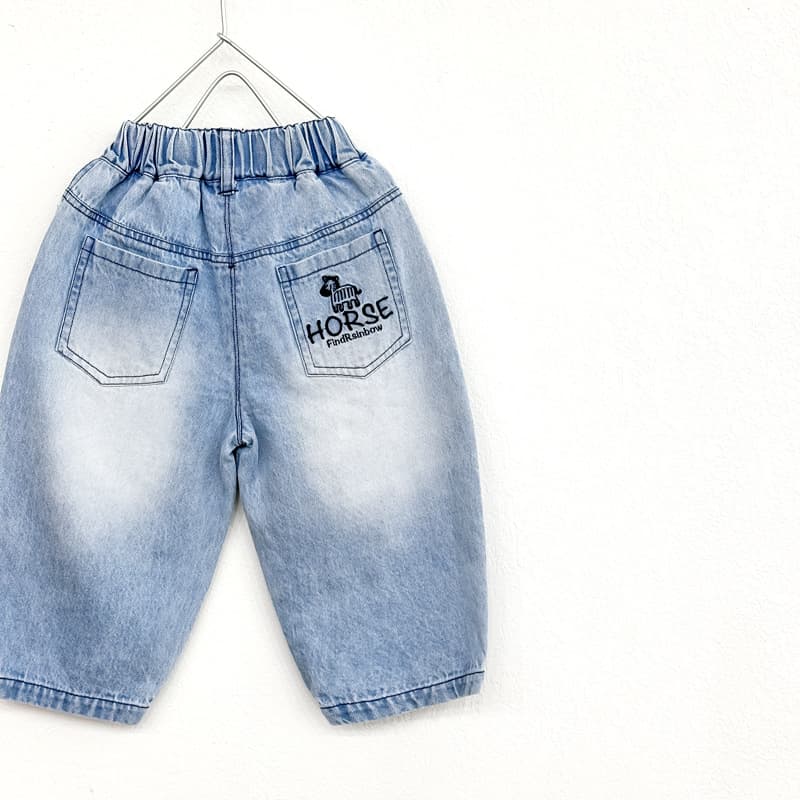 Boys' Pants Spring Autumn Children's Casual Embroidered Soft Denim Pants Loose Handsome Toddler Long Pants