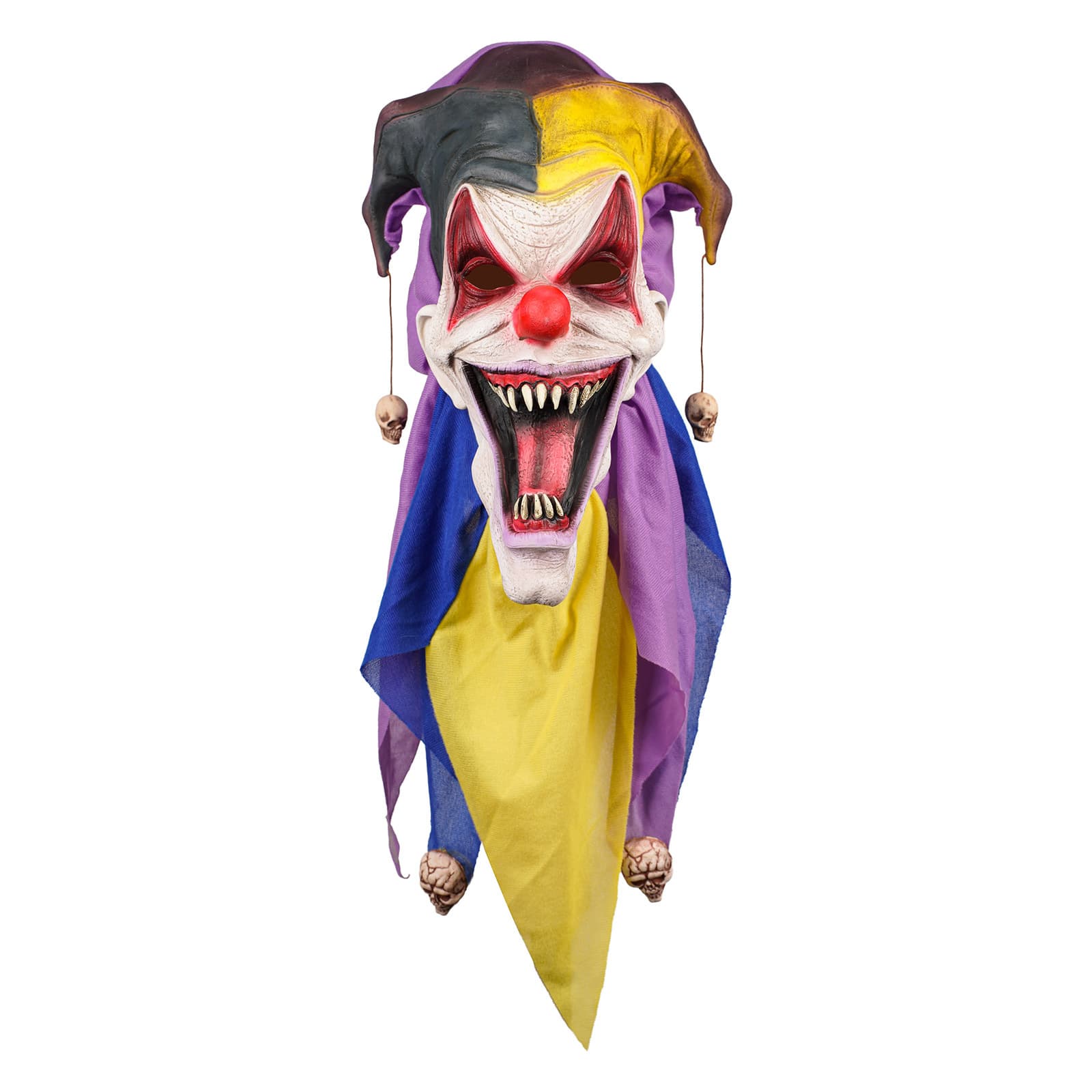 2024 New Cross-Border Latex Joker Mask Halloween Hood Escape Room Costume Prop Factory Direct