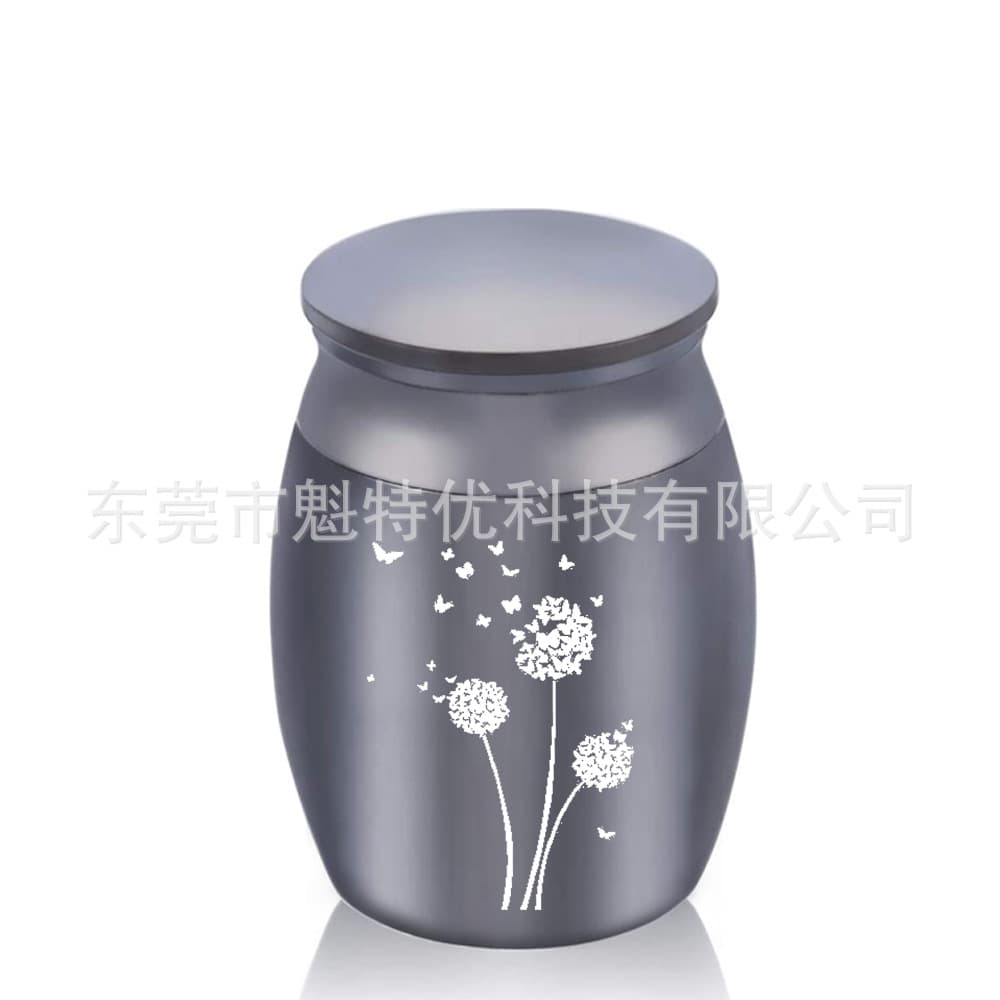 Wish best-selling pet urn, openable moisture-proof dandelion ash jar, funeral jewelry