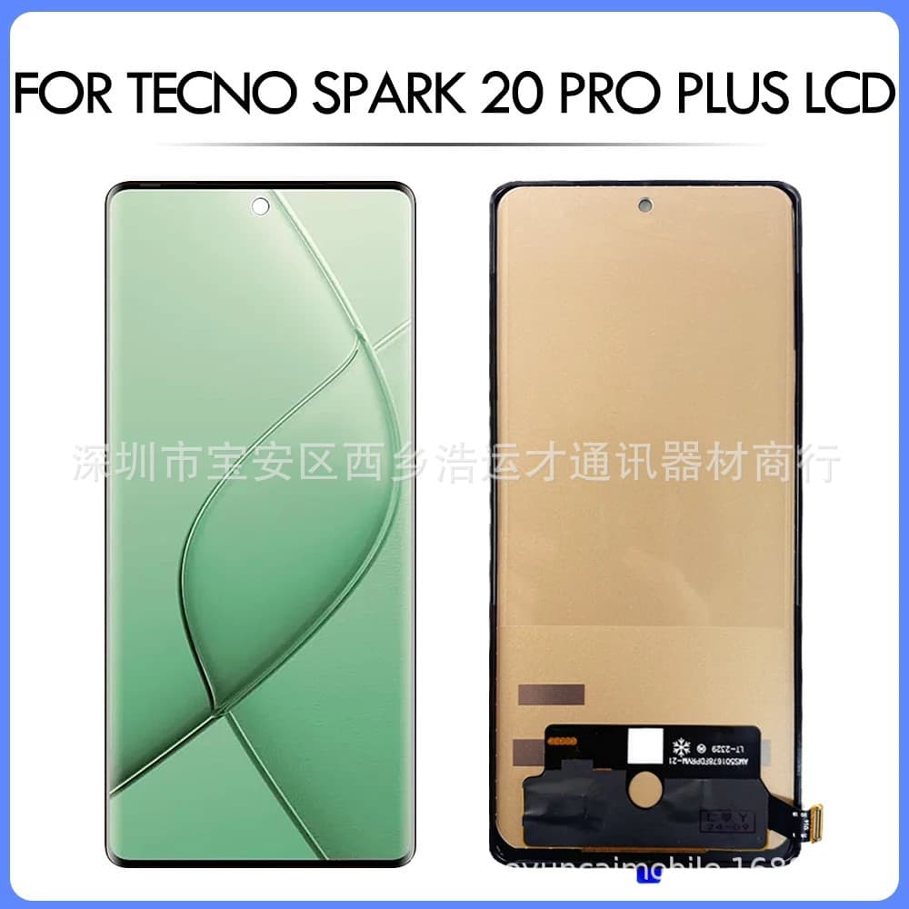 Compatible with Tecno Spark 20 Pro Plus Screen Assembly KJ7 LCD Display Screen
