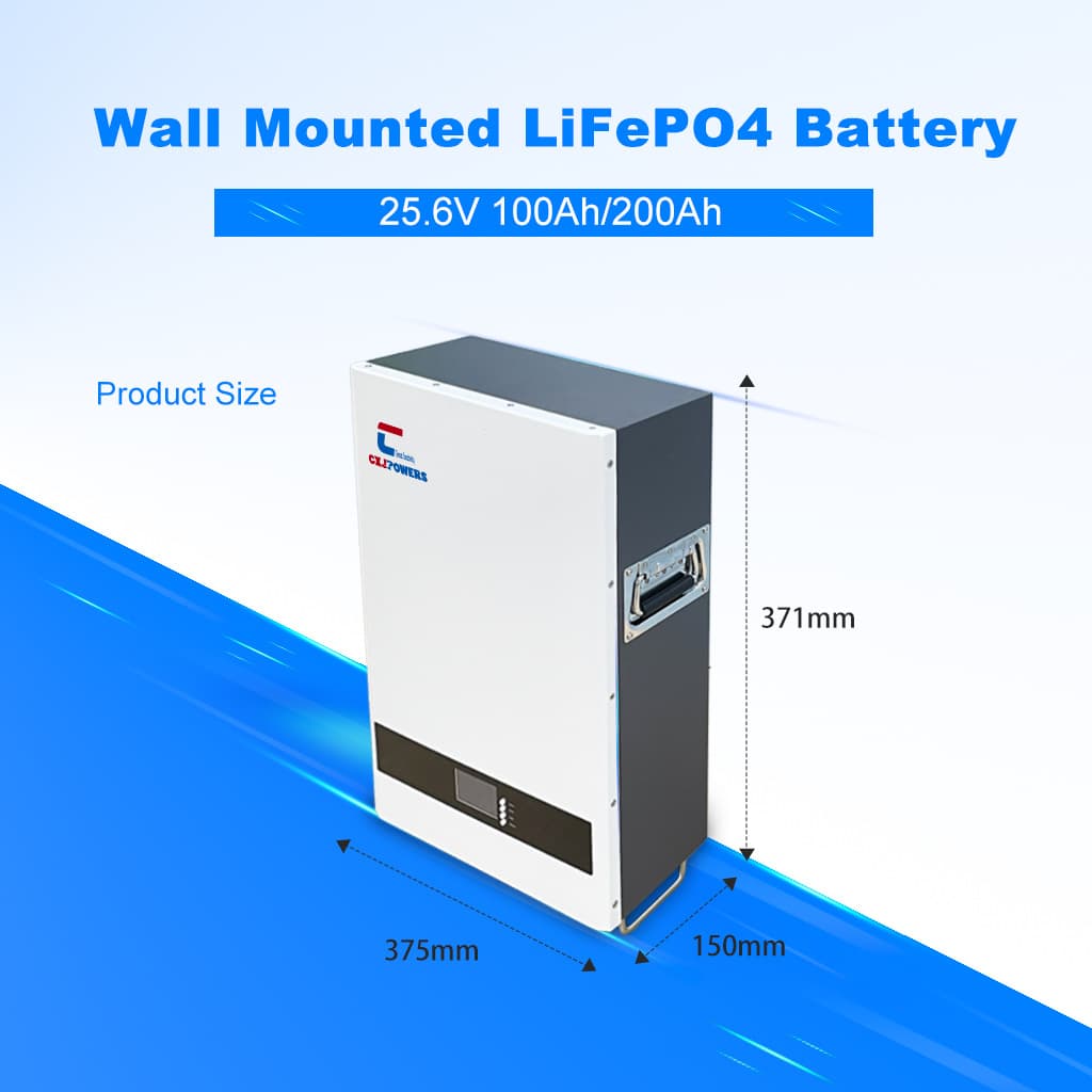 Factory direct sales wall-mounted battery smart BMS 2.56kWh 5.12kWh home energy storage battery