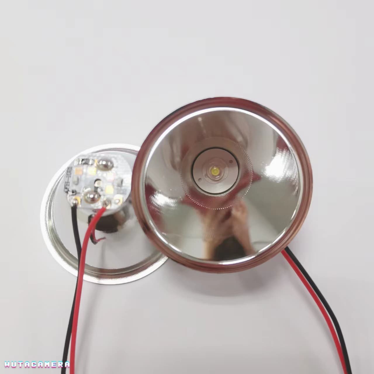 Factory Direct 32mm Aluminum Alloy Reflector Cup Lamp Cup Headlamp Hand Outdoor Lighting Computer Peripheral Products Integrated