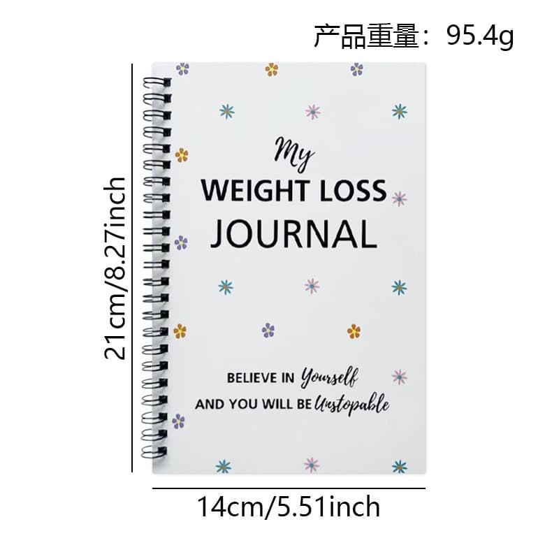 Cross-Border New Product Weight Loss Journal Diet Diary Planner Notebook In Stock