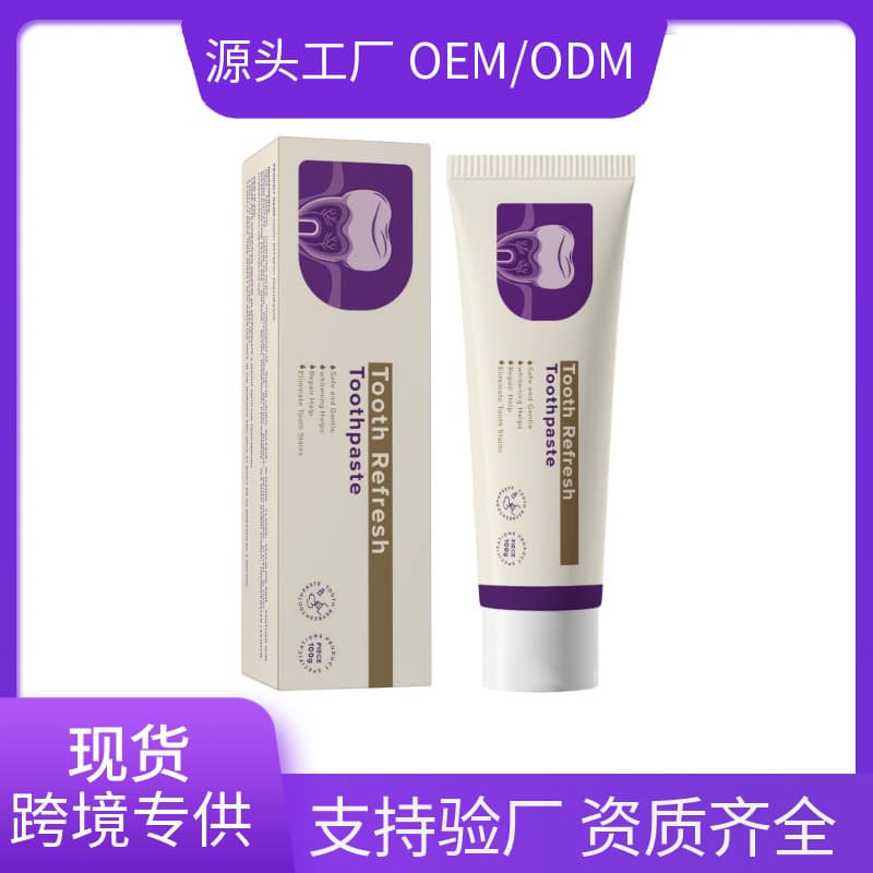 Southeast Asia Best-Selling Tooth Refresh Toothpaste, Whitening and Bad Breath Removal Toothpaste for Cross-Border Ecommerce