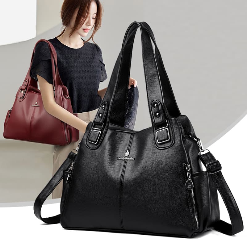 Women's New Style Shoulder Bag 2024 Fashion Middle-aged Mother Women's Bag Large Capacity Tote Crossbody Bag