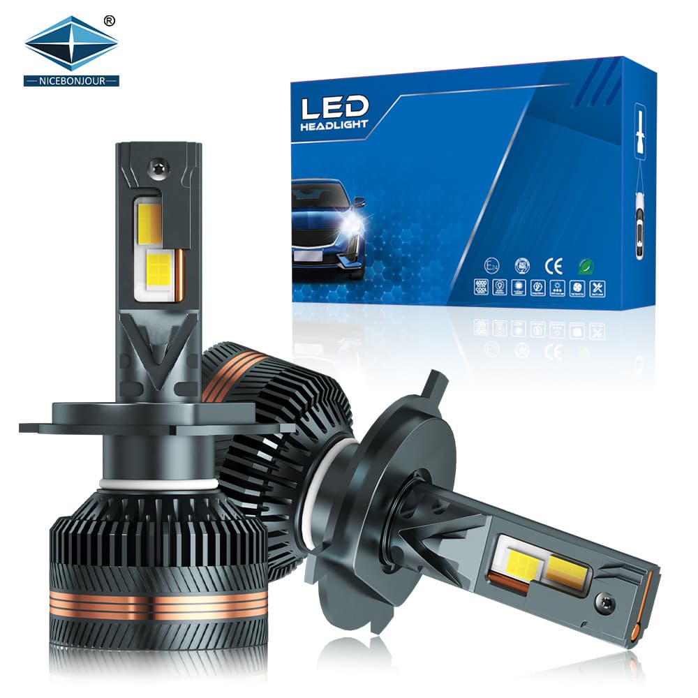 Cross-border factory car LED headlight H4H7H11 high power and super bright