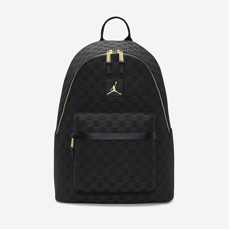 NIKE JORDAN Sports Bag Retro Monogram Print Backpack Unisex Casual Travel Backpack FJ6784