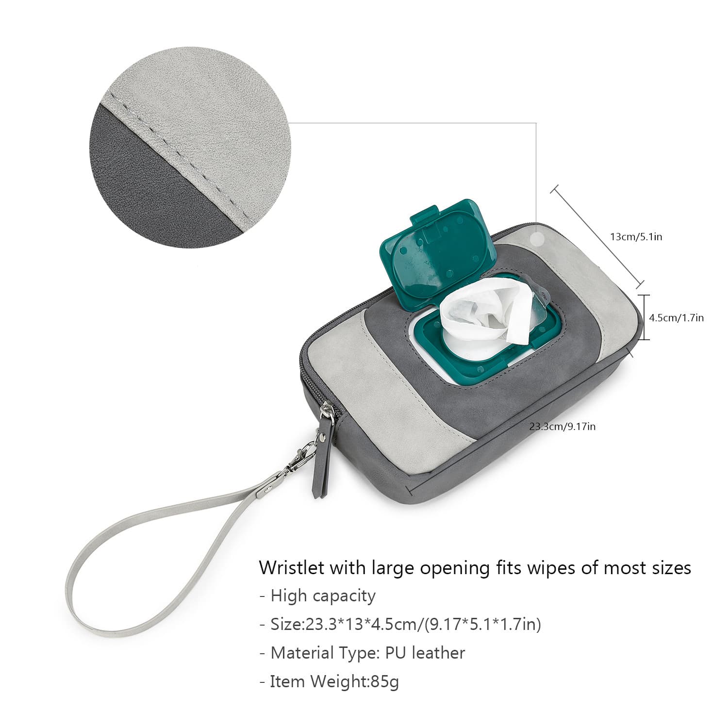 Portable Travel Wipes Box, Baby Stroller Wipes Holder, Car Hanging Tissue Box, Home Tissue Dispenser