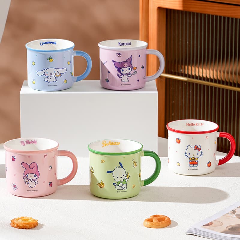 Sanrio Kuromi Ceramic Mug High Appearance Couple Water Cup Birthday Gift Souvenir for Girls