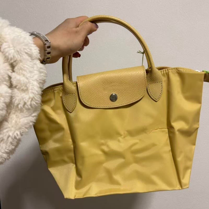 Longchamp 70th Anniversary Embroidered Eco-Friendly Tote Bag Handbag Shoulder Bag Nylon Dumpling Bag Foldable Women's Bag